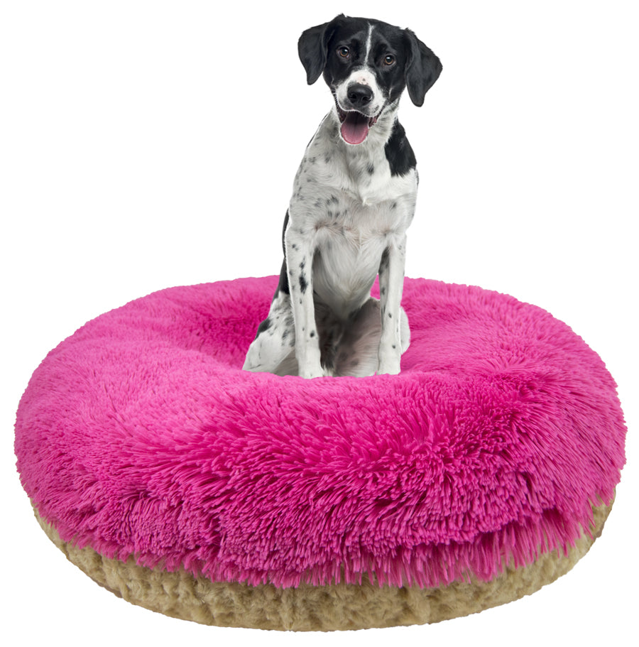 Bagel Dog Bed - Camel Rose and Lollipop or Customize your Own