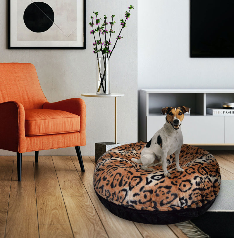 Bagel Dog Bed - Black Puma and Chepard or Customize your Own