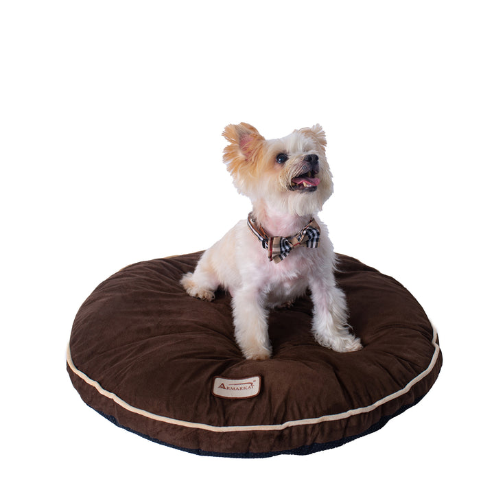 Armarkat Pet Bed Pad, Poly Fill Dog Cushion Bed, Mocha