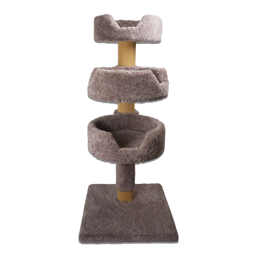Hybernest Triplex Cat Tower with 3 Cat Beds