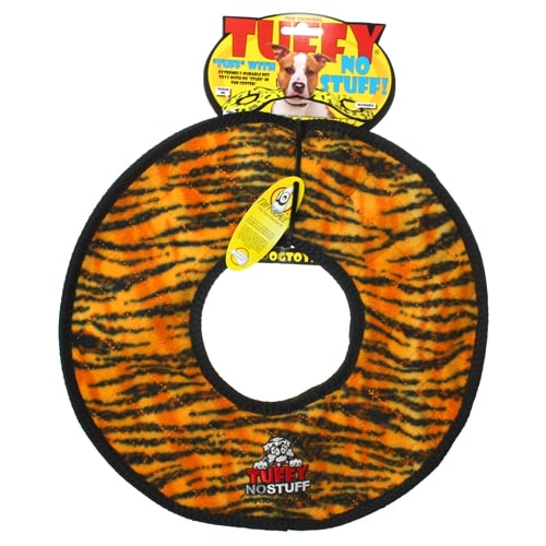 Tuffy Tiger Print MEGA Ring-No Stuff