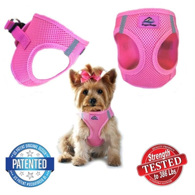 American River Ultra Choke Free Soft Mesh Dog Harness-Candy Pink