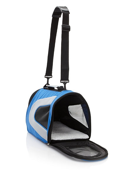 Blue  Airline Approved  'Sporty' Pet Dog Carrier