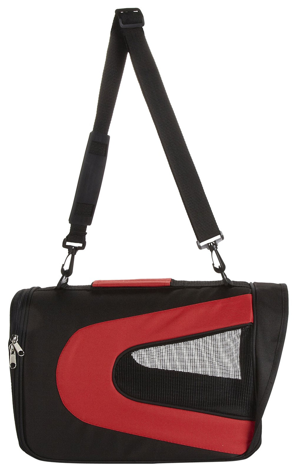 Red And Black Airline Approved  'Sporty' Pet Dog Carrier