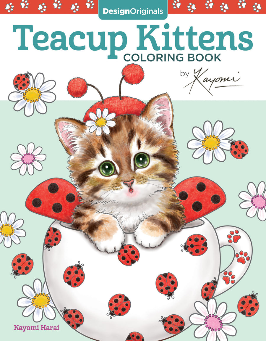 Teacup Kittens Coloring Book Paperback Publication: 2016/12/06