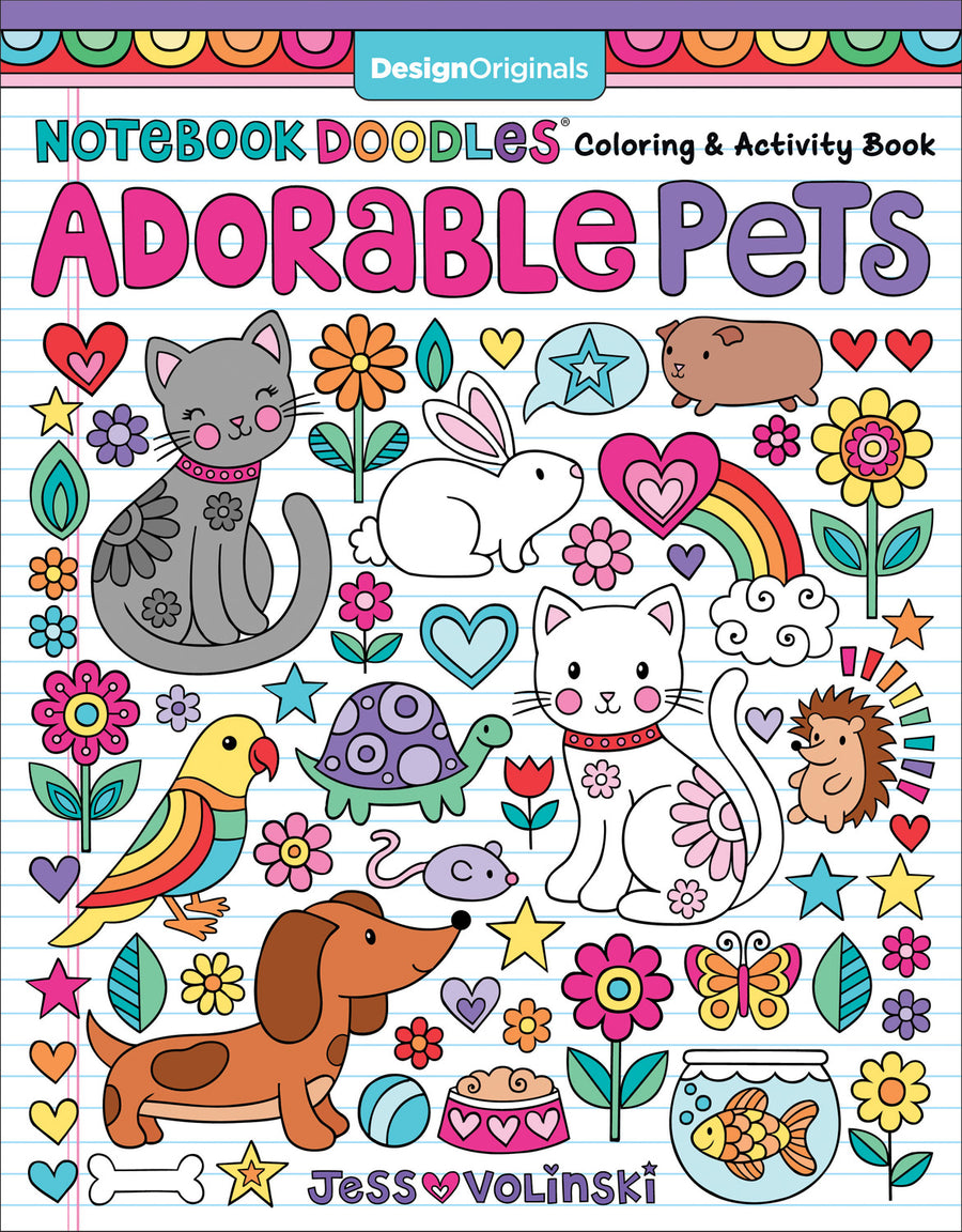 Notebook Doodles Adorable Pets Paperback Publication: 2018/04/10