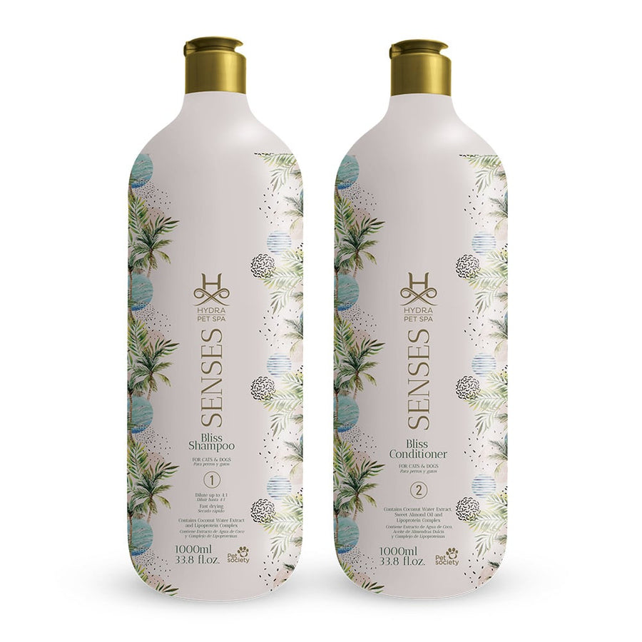 Senses Bliss Shampoo & Conditioner 33oz by Hydra PetStore Direct