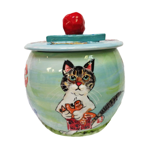 Kitty Cat Treat Jar