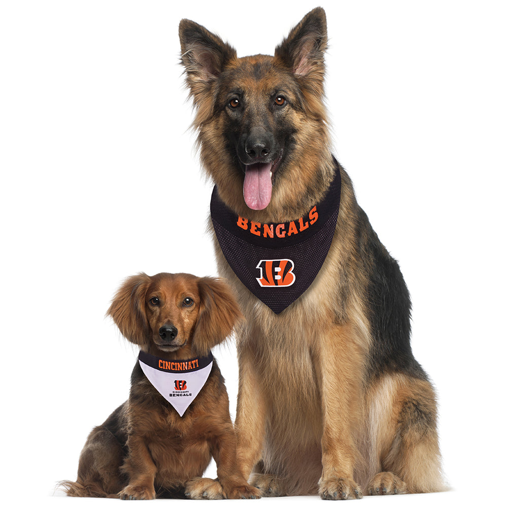 Cincinnati Bengals NFL Reversible Dog Bandana