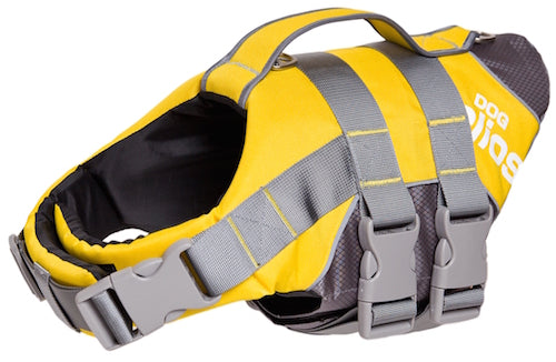 Yellow Helios Splash-Explore Outer Performance 3M Reflective And Adjustable Buoyant Dog Harness