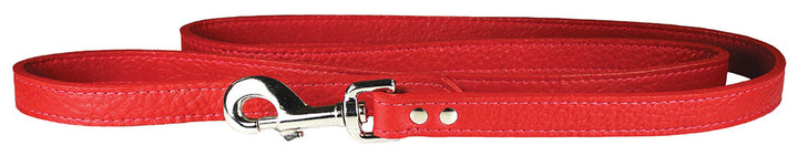 Ruby Luxe Leather Dog Collar / Lead