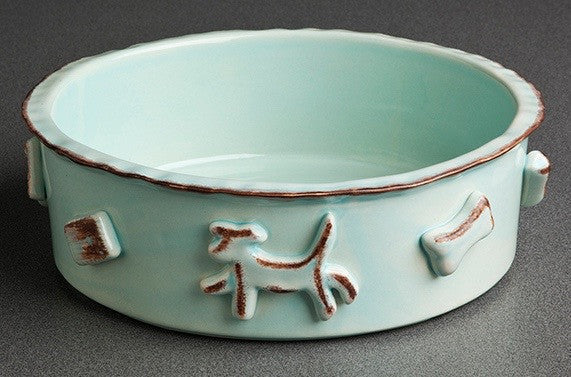 Dog Food/Water bowl - Baby Blue