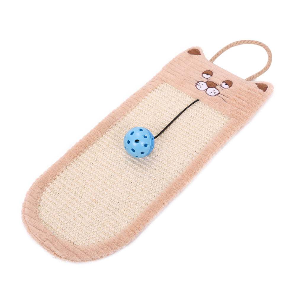 Sisal & Jute Hanging Cat Scratcher Lounge With Toy