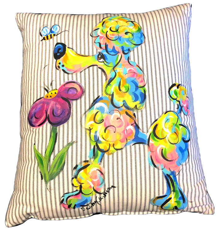 Poodle Rainbow Palz© | Custom Pet Pillows