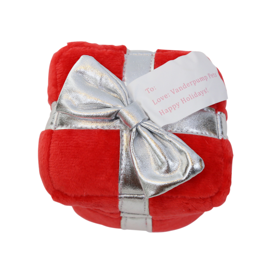 VP Pets Gift Box Plush Toy - Red