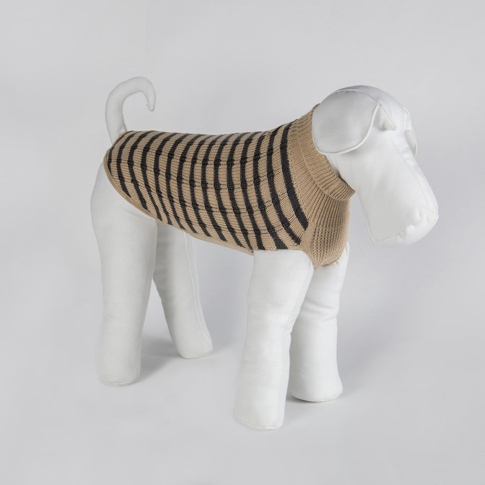 Reversible Bespoke Dog Sweater In Pure Wool Emma Firenze
