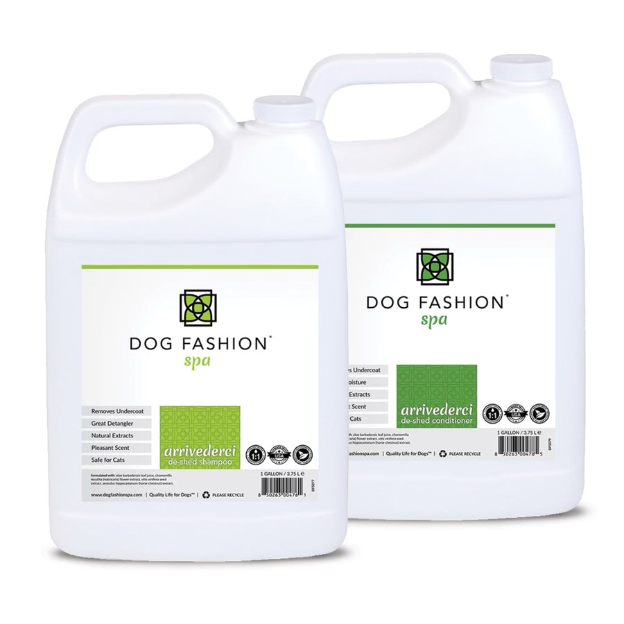 Arrivederci De-Shedding Gallon Set by Dog Fashion Spa PetStore Direct