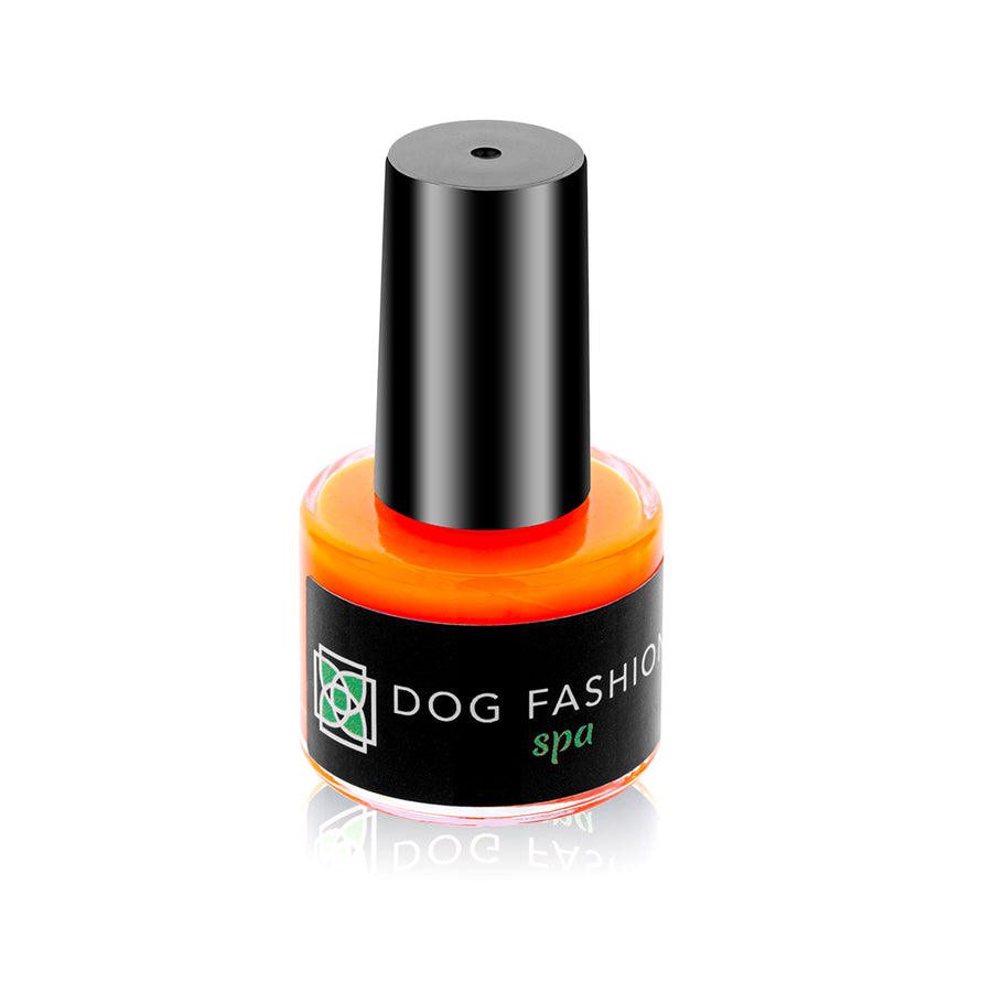 Disco Paw Orange Nail Polish by Dog Fashion Spa PetStore Direct
