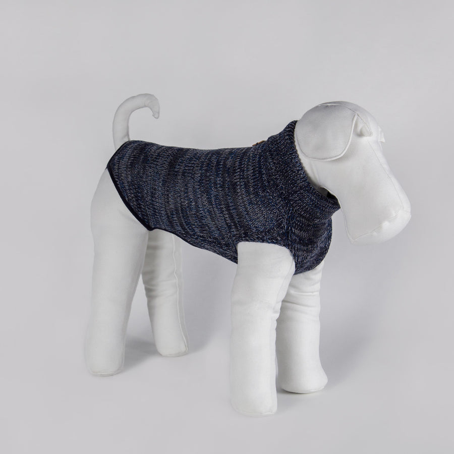 Pure Wool Bespoke Sweater For Dogs In A Blending Of Colors Emma Firenze
