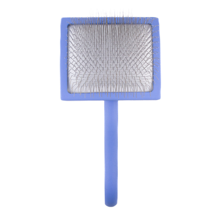 Large Curved Blue Dematting Brush by PetStore.Direct